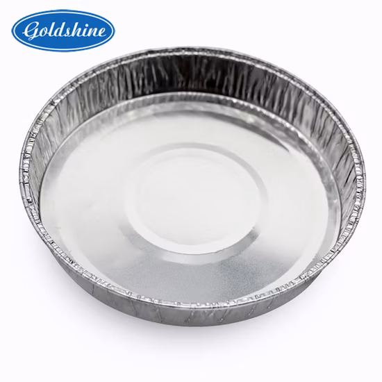 Molde para pizza redondo de aluminio desechable de 7 ′ ′